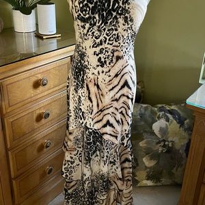 Janine Animal Print Midi Dress..NWOT